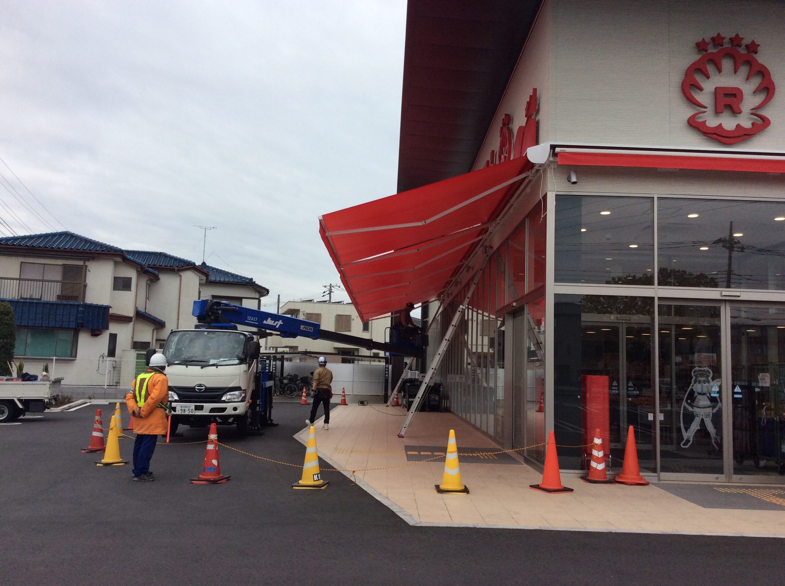 物販（スーパーマーケット）の店舗内装工事を埼玉県川越市にて行いました