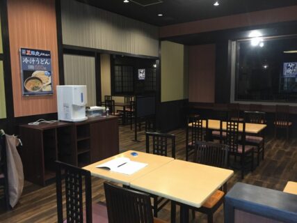 飲食店（うどん屋）の店舗内装工事を埼玉県富士見市にて行いました