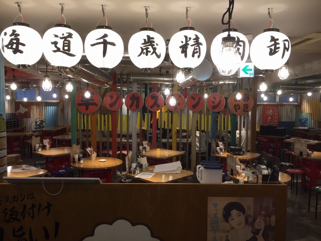 飲食店（ジンギスカン店）の店舗内装工事を東京都中央区にて行いました