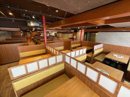 焼き肉店の新装工事を池袋で行いました。