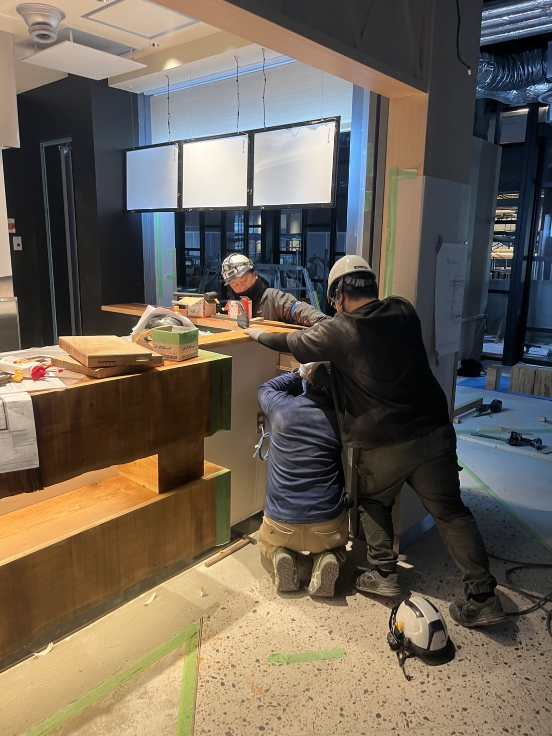 飲食店(うどん屋)の新装工事を品川区で行いました。 飲食店(うどん屋)の新装工事を品川区で行いました。