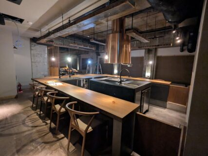 BARの新装工事を渋谷区で行いました。①